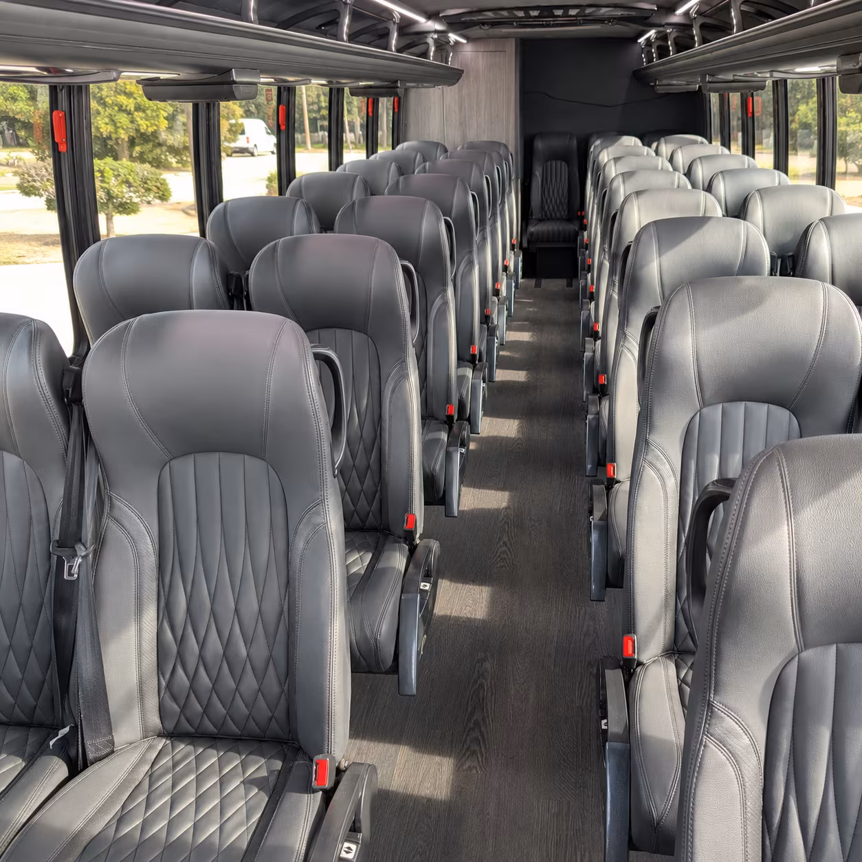 columbia sleek charter bus rentals for columbia corporate retreats
