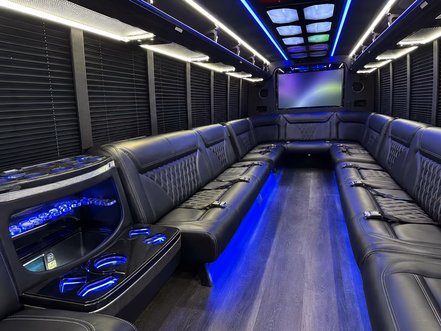 hagerstown 20 passenger party bus inside
