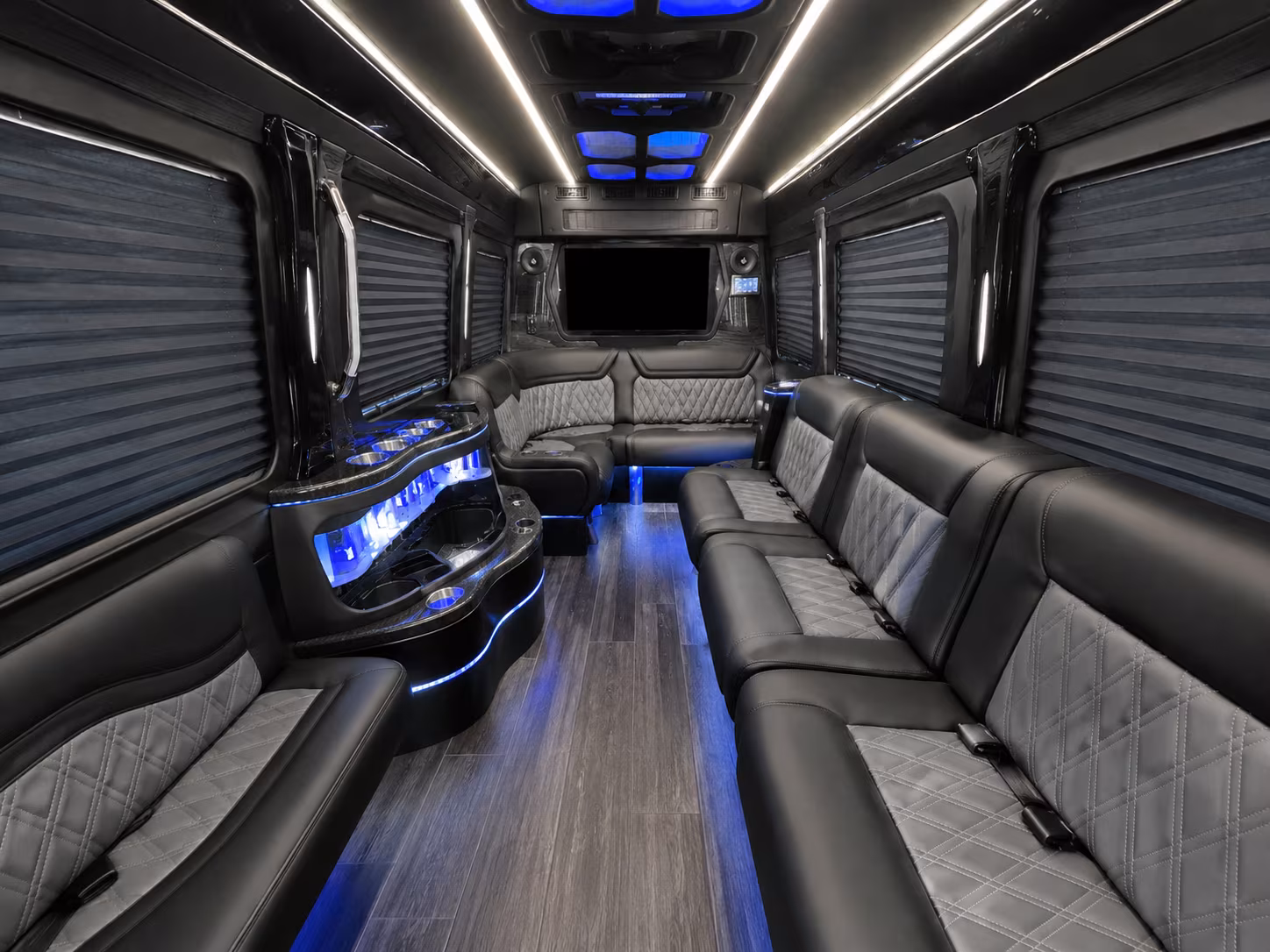 hagerstown 25 passenger party bus interior
