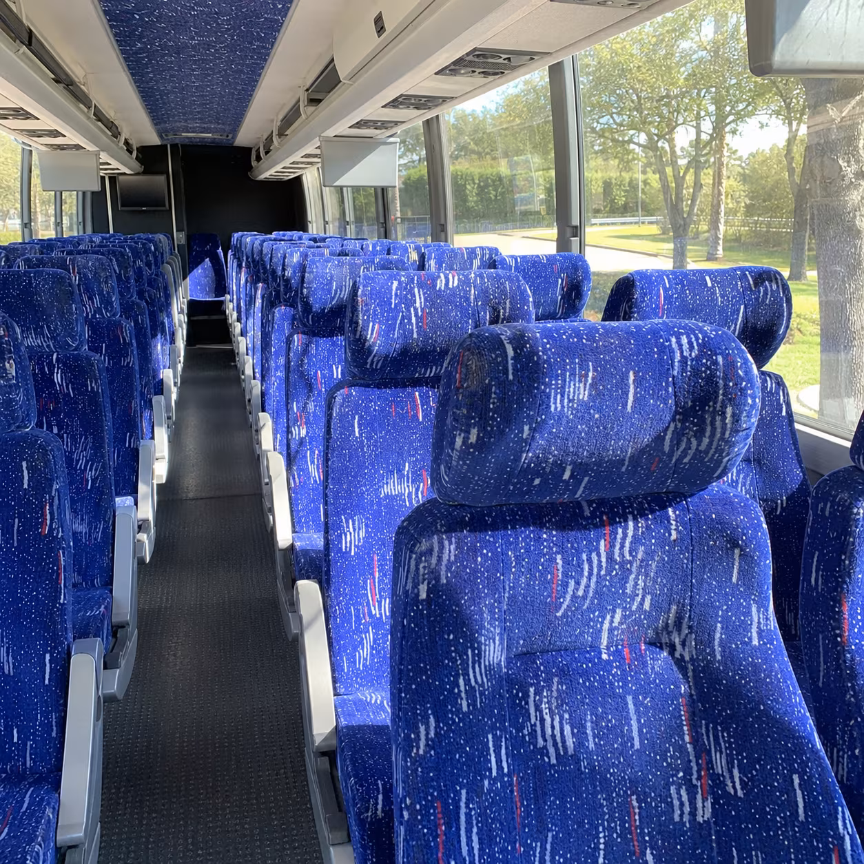 hagerstown charter bus interior