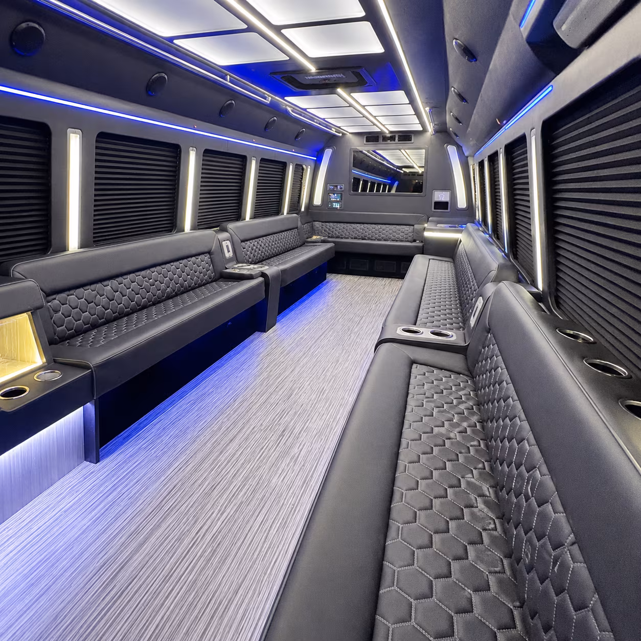 hagerstown party bus rental interior