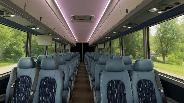 Interior of Charter Bus Company Hagerstown's 20 Passenger Mini bus in Hagerstown