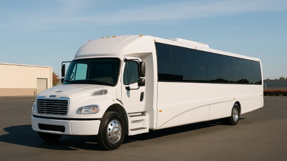 Exterior of Charter Bus Company Washington's 25 Passenger Mini bus in Washington