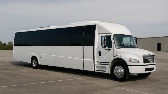 Exterior of Charter Bus Company Hagerstown's 28 Passenger Mini bus in Hagerstown