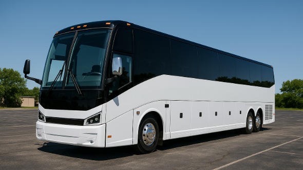 Exterior of Charter Bus Company York's 54 Passenger Charter Bus in York