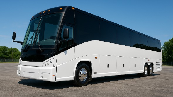 Exterior of Charter Bus Company York's 56 Passenger Charter Bus in York