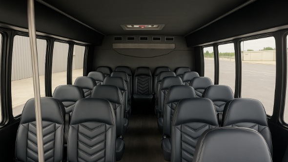 hagerstown 18 passenger minibus inside