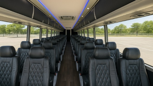 hagerstown 50 passenger charter bus inside