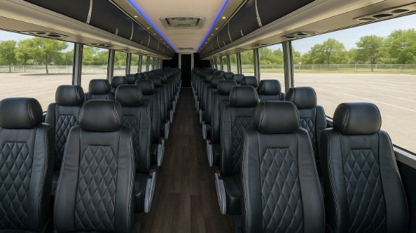 hagerstown 56 passenger charter bus inside