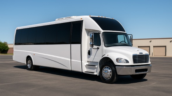 Exterior of Charter Bus Company Baltimore's Party Bus in Baltimore